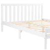 Solid Pine Wood Wooden Bed Frame White Grey Single Double Size Bed 3ft 4ft6