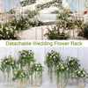 Tall Square Metal Geometric Stand Flower Vase Holder Party Wedding Centerpieces