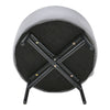 Storage Ottoman Toy Box Chair Seat Foot Stool Footrest Round Pouffe Coffee Table