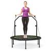 103 cm Mini Trampoline Foldable Fitness Rebounder Home Gym with Handle