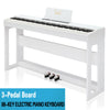 Glarry 88 Key Digital Piano Full Weighted Keyboards with 3 Pedals Wooden Stand