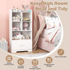 Wooden Bookcase 4-Tier Shelving Freestanding Storage Cabinet Display Organizer