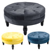 Round Large Coffee Table Low Tea Stand Side Stool Chair Padded Pouf Footstool UK