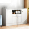 Cream Sideboard Cabinet Cupboard Buffet Living Room Modern Storage Furniture
