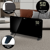 2000w Panel Heater Wall Mounted Glass Smart Panel Radiator APP Control Timer