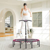 51'' Octagonal Trampoline Adult Rebounder Jumper w/T-Shape Adjustable Handle