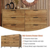 Modern Cabinet Chest of Drawers Bedroom Furniture Home Storage Bedside 6 Drawers
