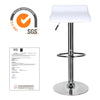 Bar Stool Set of 2 Counter Height Bar Chairs Swivel Adjustable Modern Armless