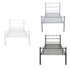 Simple Budget metal bed Single bed Frame w/Mattresses Option Bedroom Furniture