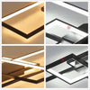 Modern Chandelier LED Lamp Black Frame Ceiling Light Living Room Pendant Ejjamfz