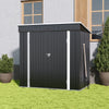 Sturdy Shed Garden Storage Galvanised Metal Steel Sheds w/ DoubeDoor Ventilation