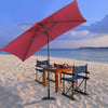 Rectangle Banana Garden Parasol 2x3M Umbrella Sun Shade Outdoor Patio Crank Tilt