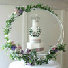 Round Wedding Arch Balloon Flower Floral Swag Display Stand Table Centerpieces