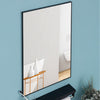 Metal Framed Wall Mirror Vanity Accent for Bathroom Entryway Hall Living Bedroom