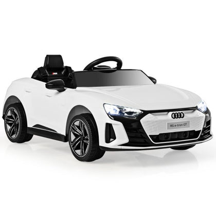 12V Electric Kids Ride On Car Licensed Audi Toy Vehicle Remote Control White