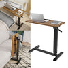 Folding Tilting Medical Adjustable Overbed Bedside Table with Wheels Laptop Desk