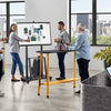 Mobile TV Stand on Wheels for 32-100" Screen Floor TV Cart Ultra Stable Trolley