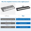 Full Size Weighted 88-Key Digital Piano Electric Hammer Action Keyboard Piano