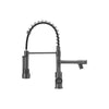 New Mono Pull Out Kitchen Mixer Tap Dual Spout Spray with Pull Down Spring Spout