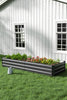 Garden Raised Bed Galvanised Steel Outdoor Planter Pot Vegetable Flower Herb Box