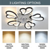 LED Ceiling Fan Light Dimmable Bedroom Chandelier Lamp w/Remote WINTER BIG SALE