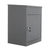 Lockable Wall Parcel Delivery Secure Drop Box Outdoor Storage Letter Post Box UK