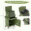5-Drawer Rolling Tool Chest High Capacity Tool Storage Cabinet Green