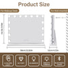 Hollywood Vanity Mirror 58x46cm 15 LED Bulbs make up mirror Bluetooth