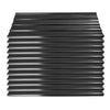 Black Carport Corrugated Profile Shed Galvanized Metal Roofing Sheet Panel 12pcs