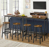 Breakfast Bar Table And Stools Kitchen Dining Room Industrial Furniture Set