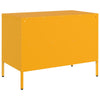 TV Cabinet Stand Unit – Mustard Yellow Cold-Rolled Steel Media Console D1F7