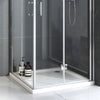 Bathroom Shower Tray Acrylic Non Slip Enclosure Slimline Rectangle 900x700x40mm