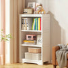 3 Tier Bamboo Wooden Bookcase Shelving Display Storage Shelf Unit Furniture