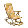 Folding Bamboo Rocking Armchair Office Garden Sun Lounger Recliner Relax Seat