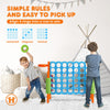 Giant 4 in a Row Game Jumbo Connect 4 Garden Games Orange