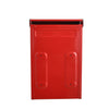Lockable Metal Secure Mailbox Letter Post Box Wall Hanging Garden Gate Ornament
