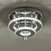 20-100cm Flush Mount Modern Square Ceiling Chandelier Crystal Light Lamp Pendant