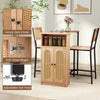 3-Piece Bar Table and Chairs Set Counter Height Kitchen Table
