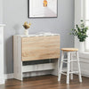 Dining Table Drop Leaf Extendable Breakfast Folding Desk Space Saving UK