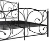 Luxury Metal Bed Frame with Crystal Finials - 4ft6 Double Bed - Underbed Storage