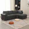 Luxury 2, 3 Seater Linen Fabric Couch Sofa Corner Chaise Living Room Furniture