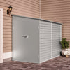 Metal Garden Shed, Lockable Tool Storage House Lean to Shed with Double Doors UK