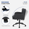 Ralex-chair Office Chairs Faux Cashmere Desk Chair with Adjustable Height