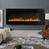 40 inch Insert / Wall Mounted LED Fireplace Electric Inset Fire Media Flames UK