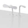 PC Notebook Computer Desk Adjustable Overbed Sofa Table Laptop Tray w/Fan & Lamp