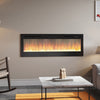 LED Fireplace Media Wall Fire Wall Mounted / Standing Electric Heater 40-100in