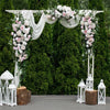 Super Strong Metal Garden Arches Climbing Plants Arbors White Wedding Arch Decor
