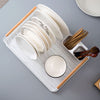 Kitchen Dish Drainer Cutlery Cup Plates Holder Sink Rack Drip Tray Fruits Basket