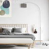 Metal Floor Lamp 131-186cm Bright Standing Lamp for Living Rooms Reading Lamp