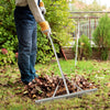 Landscape Rake Heavy-Duty Aluminum Leaf Rake 36-Tine Garden Yard Rake 91 cm Head